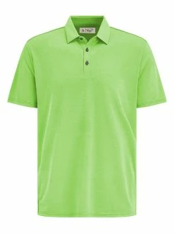 Original Penguin Birdseye Solid Polo - Green Ash