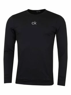 Calvin Klein Chest Print Base Layer - Black