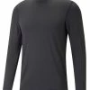 Puma YouV Long Sleeve Baselayer - Puma Black 2 Puma YouV Long Sleeve Baselayer - Puma Black -Deals Golf Apparel Store base pu320539107200220men20black 1 18130.1676287114