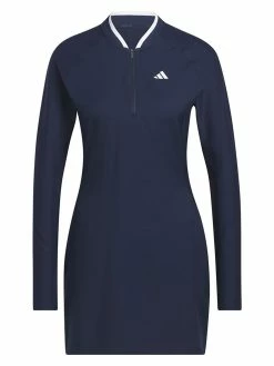 Adidas Women's Long Sleeve Golf Dress - Collegiate Navy