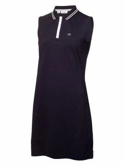 Calvin Klein Women's St Regis Sleeveless Dress - Navy