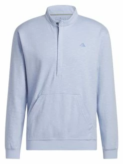 Adidas Go-To 1/4-Zip Sweatshirt - Blue Dawn