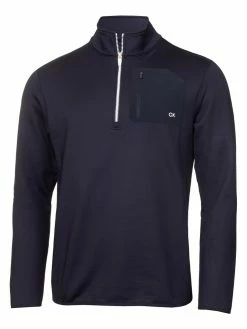 Calvin Klein Delta Half-Zip Mid Layer - Navy