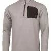 Calvin Klein Delta Half-Zip Mid Layer - Silver Marl -Deals Golf Apparel Store jumper ck220c977720men20silver 1 46781.1667492368