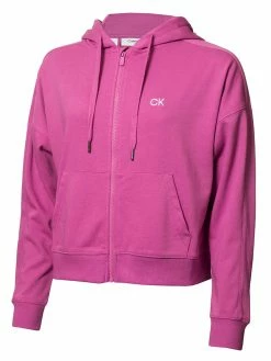 Calvin Klein Women's Capa Full Zip Hoodie - Orchid