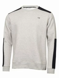 Calvin Klein Walker Crew Sweatshirt - Pale Silver Marl
