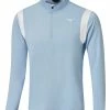 Mizuno Breeze Elite 1/4 Zip - Light Blue -Deals Golf Apparel Store jumper miz22052gc2001201920men20blue 1 58656.1667502464