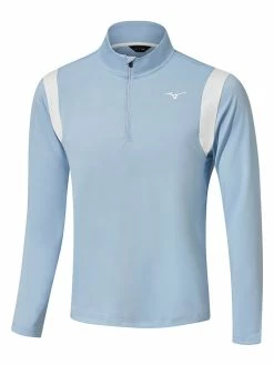 Mizuno Breeze Elite 1/4 Zip - Light Blue
