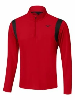 Mizuno Breeze Elite 1/4 Zip - Red