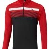 Mizuno Breeze Elite ST 1/4 Zip - Red -Deals Golf Apparel Store jumper miz22052gc2002206220men20red 1 95799.1667502442