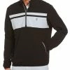 Original Penguin Blocked 1/4-Zip Golf Pullover - Caviar -Deals Golf Apparel Store jumper op120ogjsb0d62000120men20black 1 15916.1667501770