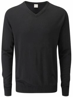 Ping Warren Merino V-Neck Sweater - Black