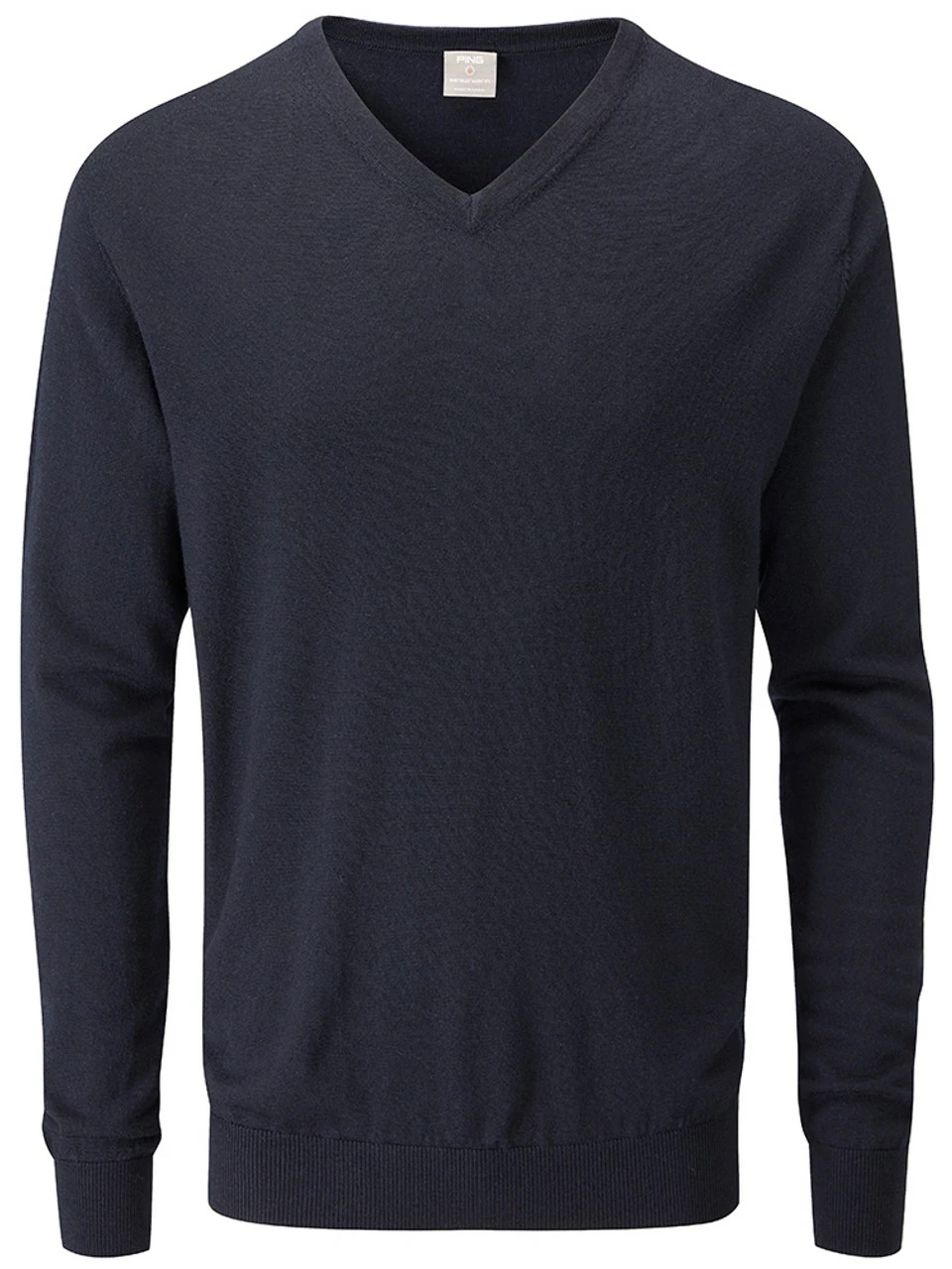 Ping Warren Merino V-Neck Sweater - Navy 3 Ping Warren Merino V-Neck Sweater - Navy