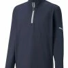 Puma Junior Boys Gamer 1/4 Zip - Navy Blazer -Deals Golf Apparel Store jumper pu220535099200220jnr20navy 1 62250.1667503629