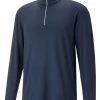 Puma YouV Golf 1/4 Zip - Navy Blazer