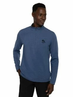 Travis Mathew Washington 1/4-Zip - Heather Estate Blue