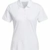 Adidas Women's Performance Primegreen Polo Shirt - White
