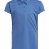Adidas JR Girls' Performance Primegreen Polo Shirt - Trace Royal -Deals Golf Apparel Store shirt ad320gq245020jnr20royal 1 03941.1675780005