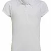 Adidas JR Girls' Performance Primegreen Polo Shirt - White -Deals Golf Apparel Store shirt ad320gq245120jnr20white 1 93022.1675779998