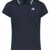 Adidas JR Girls Textured Polo Shirt - Collegiate Navy -Deals Golf Apparel Store shirt ad320hr530020jnr20navy 1 47349.1675780023