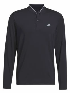 Adidas Long Sleeve Polo Shirt - Black