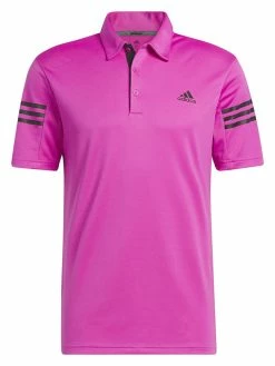 Adidas 3-Stripe Polo Shirt - Lucid Fuchsia