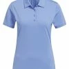 Adidas Women's Ultimate365 Solid Polo Shirt - Blue Fusion -Deals Golf Apparel Store shirt ad320hs246320ldy20blue 1 79778.1676272914