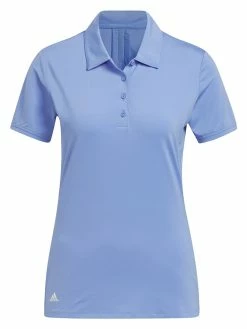 Adidas Women's Ultimate365 Solid Polo Shirt - Blue Fusion