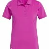 Adidas Women's Ultimate365 Solid Polo Shirt - Lucid Fuchsia