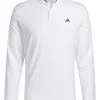 Adidas Long Sleeve Polo Shirt - White -Deals Golf Apparel Store shirt ad320hs757820men20white 1 52688.1679026025