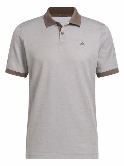 Adidas Ultimate365 No-Show Golf Polo Shirt - Earth Strata