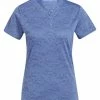Adidas Women's Jacquard Golf Polo Shirt - Blue Fusion
