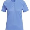 Adidas Women's Textured Golf Polo Shirt - Blue Fusion