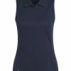 Adidas Women's Texture Sleeveless Golf Polo Shirt - Collegiate Navy 2 Adidas Women's Texture Sleeveless Golf Polo Shirt - Collegiate Navy -Deals Golf Apparel Store shirt ad320ht125520ldy20navy 1 37649.1673446942
