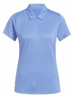 Adidas Women's HEAT.RDY Golf Polo Shirt - Blue Fusion