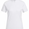 Adidas Women's Textured Golf Polo Shirt - White