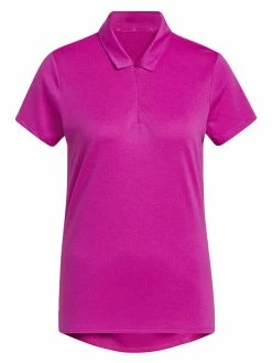 Adidas Women's HEAT.RDY Golf Polo Shirt - Lucid Fuchsia