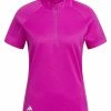 Adidas Women's Textured Golf Polo Shirt - Lucid Fuchsia -Deals Golf Apparel Store shirt ad320ht130520ldy20fuchsia 1 16206.1673432463