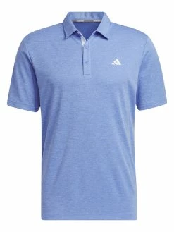 Adidas Drive Heather Polo Shirt - Blue Fusion