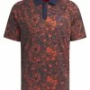 Adidas Mesh Ultimate365 Tour Print Golf Polo Shirt - Navy/Pre-Loved Red -Deals Golf Apparel Store shirt ad320ib380320men20red 1 46268.1675316422