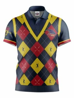 Official AFL Fairway Golf Polo Shirt - Adelaide Crows