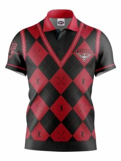Official AFL Fairway Golf Polo Shirt - Essendon Bombers