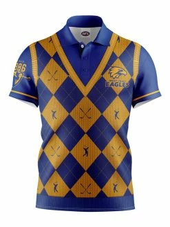 Official AFL Fairway Golf Polo Shirt - West Coast Eagles