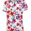 Birdee Sport Women's Flora Short Sleeve Top - Floral Print