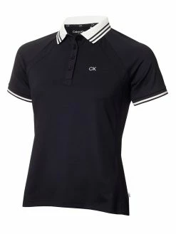 Calvin Klein Women's Genesee Polo - Navy/White