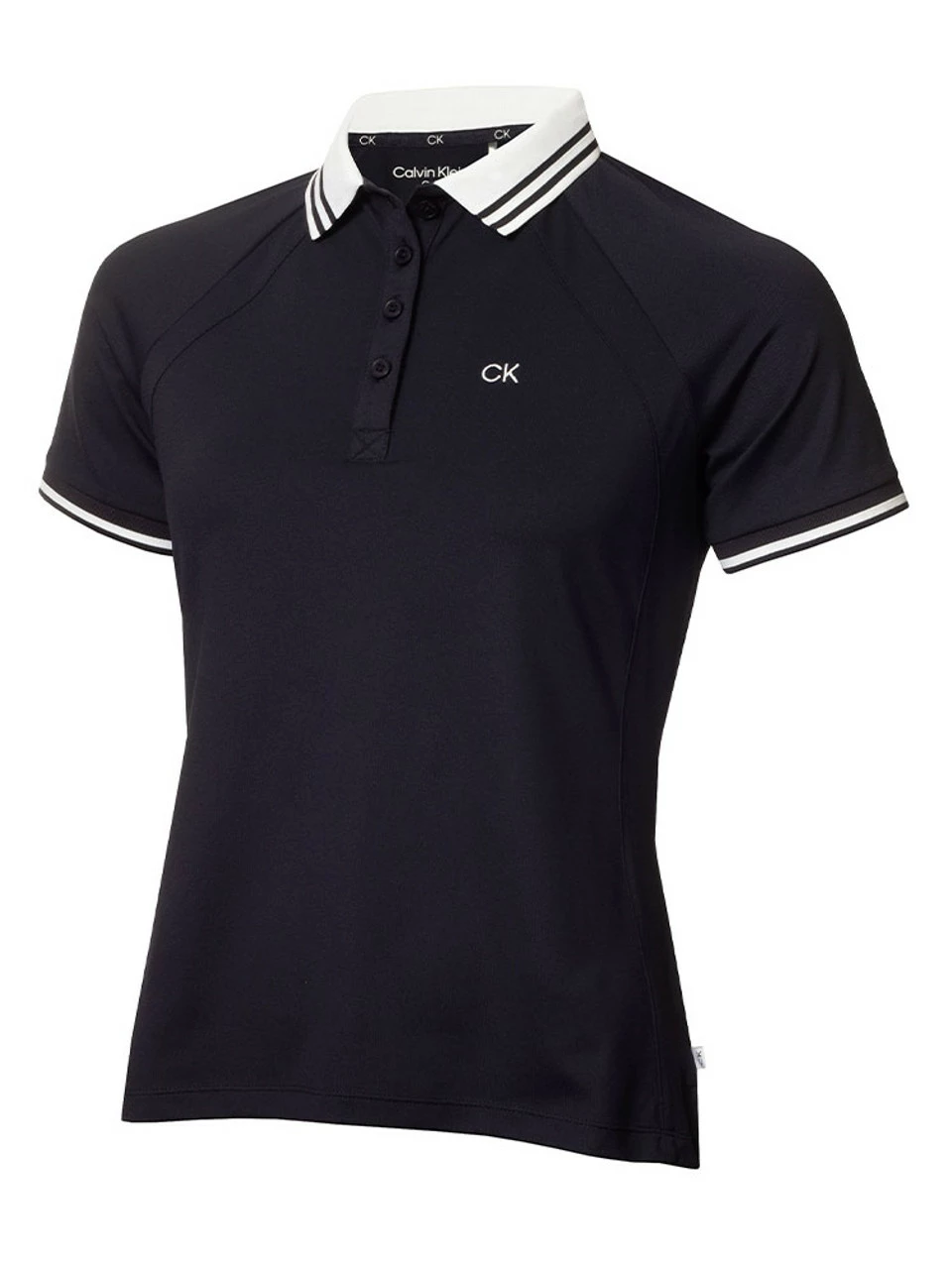 Calvin Klein Women's Genesee Polo - Navy/White 3 Calvin Klein Women's Genesee Polo - Navy/White