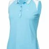 Calvin Klein Women's Mohawk Sleeveless Polo - Heritage Blue/White -Deals Golf Apparel Store shirt ck320ckls2377920ldy20blue 1 20840.1671533221