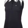 Calvin Klein Women's Mohawk Sleeveless Polo - Navy/White -Deals Golf Apparel Store shirt ck320ckls2377920ldy20navy 1 77027.1671533217