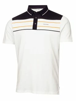 Calvin Klein Blackwater Polo - White/Orange