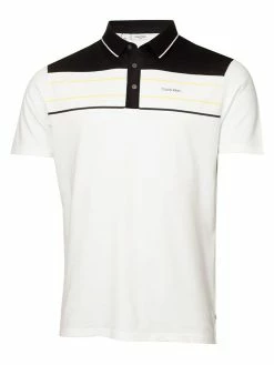 Calvin Klein Blackwater Polo - White/Yellow